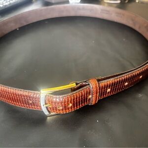 Burberry animal print dress suit belt vintage accessory